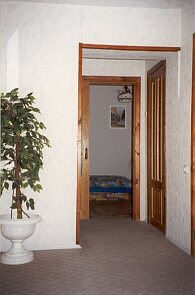 Corridor and view on the bedroom