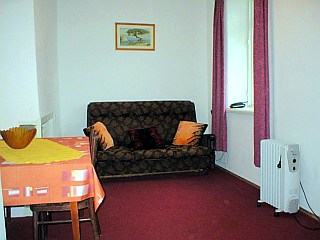 Living room of the apartment in Sevastopol