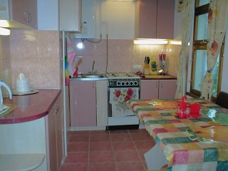 Kitchen of the apartment in Sevastopol