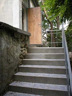 Entrance to the apartment in Sevastopol